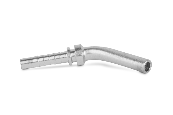 Końcówka do węża kolanko 45st. rurkowa BEL45/BES45 P35-06 rurka 8 L/S 0750-04-08