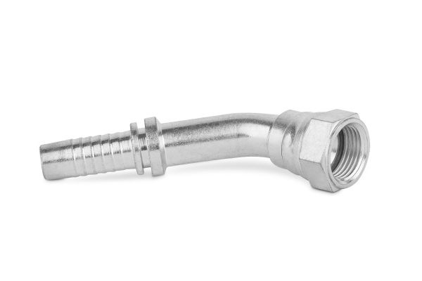 Końcówka do węża kolanko 45st. z nakrętką rolowaną DKJ45 C95-06 JIC 1/2” 1001-04-05
