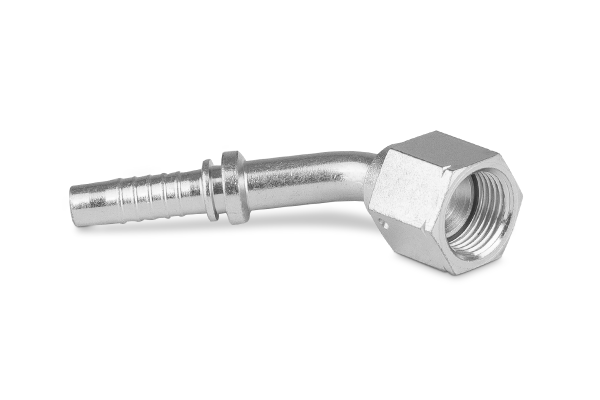 Końcówka do węża kolanko 45st. z nakrętką z drutem DKJ45 TW C95-13 JIC 7/8” 1000-08-10