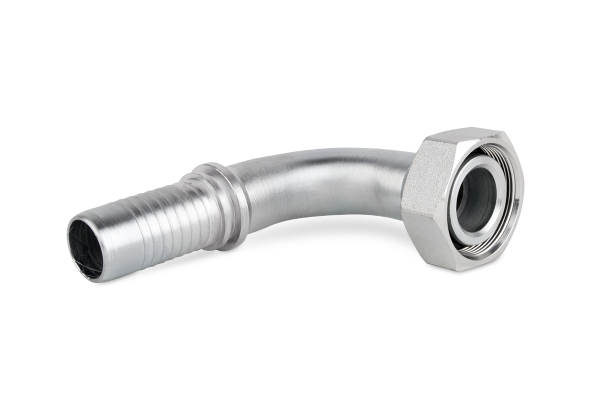 Końcówka do węża kolanko 90st. z nakrętką lutowana DKOL90 P52-32 M45x2 35L 0185S20-45