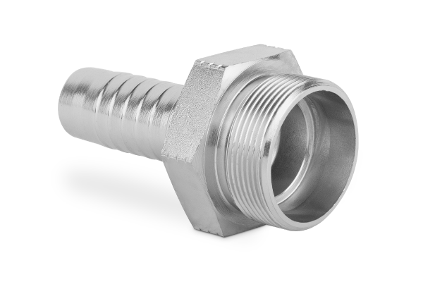 Końcówka do węża prosta z gwintem zewnętrznym KOBELCO P21/KOB-16 M30x1,5 rurka 22mm KO5B-10-30
