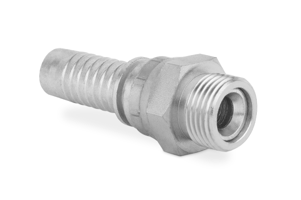 Końcówka do węża prosta z gwintem zewnętrznym, obrotowa BOSS C61-RO-20 UNF 1.1/16” 0390-12-12