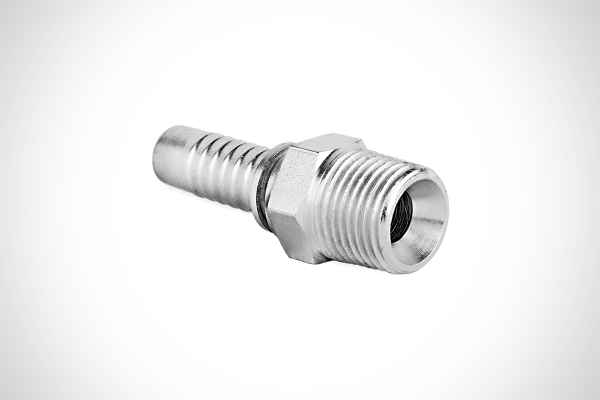 Końcówka do węża prosta z gwintem zewnętrznym stożkowym BSPT AGR-K C31-06 R1/4” 0360-04-04