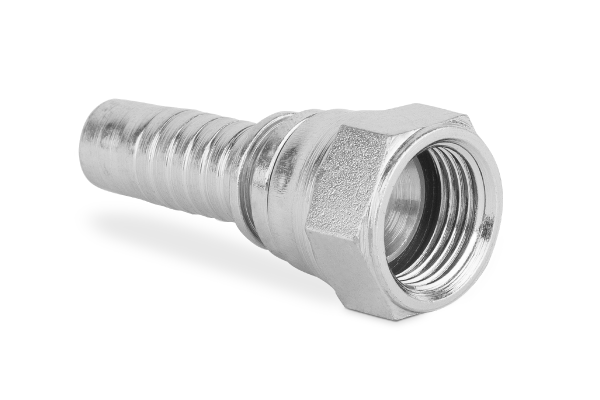 Końcówka do węża prosta z nakrętką rolowaną DKJ C91-13 JIC 9/16” 0901-08-06