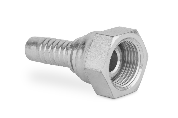 Końcówka do węża prosta z nakrętką rolowaną DKR C11-06 G1/2” 0051-04-08