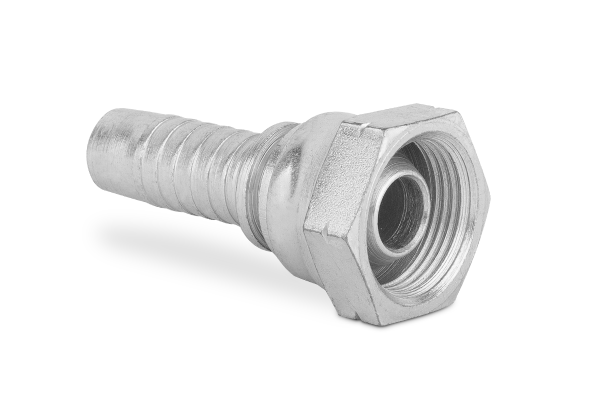 Końcówka do węża prosta z nakrętką, stożek 60st. DKM P61-50 M65x2 0100-32-65