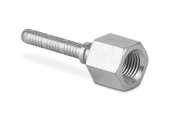 Końcówka do węża VHP prosta z gwintem wewnętrznym stałym F-NPT 1/4" DN06 SOC122