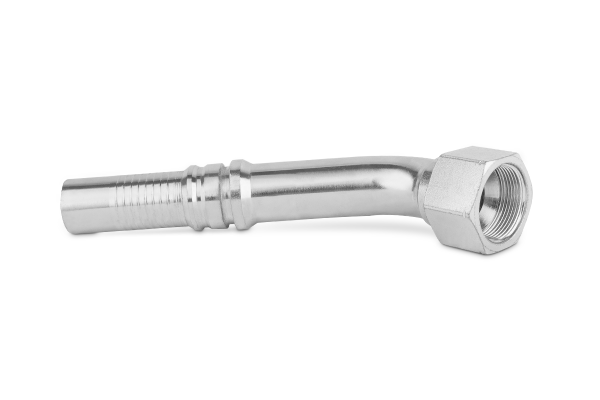 Końcówka INTER-LOCK do węża kolanko 45st. z nakrętką DKJ45 C95-50 JIC 2.1/2” 1000H32-32