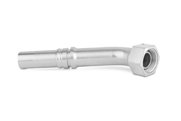 Końcówka INTER-LOCK do węża kolanko 45st. z nakrętką, stożek 60st. z oringiem DKOR45 C15-OR-50 G2” 0250H32-32