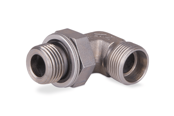 Korpus przyłączki kolankowej z przeciwnakrętką M12x1,5-M14x1,5 6S 7600-06SM-1NI