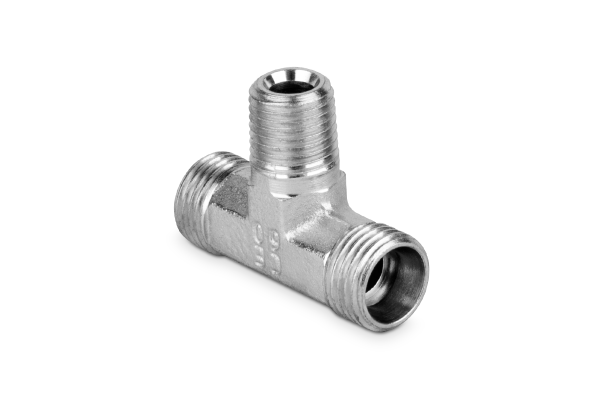 Korpus przyłączki trójnikowej symetrycznej 3/8”BSPT-M18x1,5 12L 102507.1