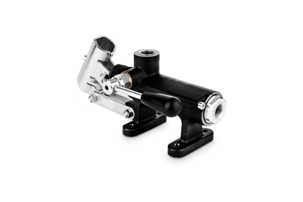Pompa ręczna bezzbiornikowa pod siłownik jednostronnego działania 70cm3 1/2"BSP 200bar z dźwignią rozładowczą PMO 70L-s (6079.0035 -standard) + dźwignia