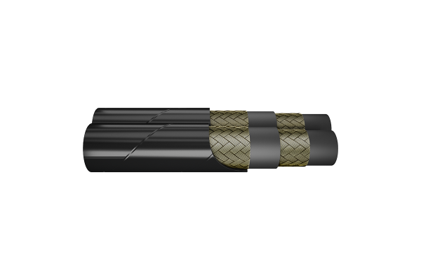 Wąż hydrauliczny Longlife podwójny DN-12 2SC 310bar T2E102K-08