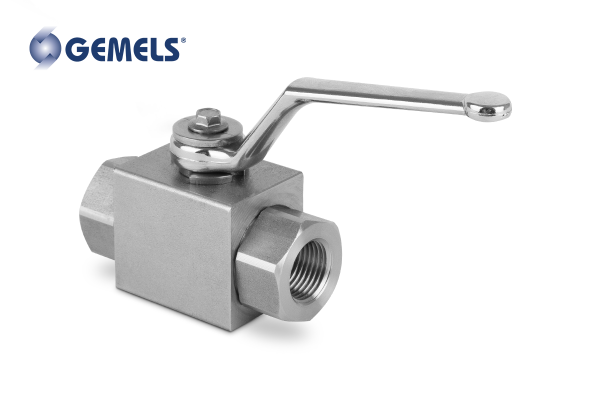 Zawór kulowy odcinający 2-drogowy 3/8" BSP DN10 500Bar stal nierdzewna 316L GE2GGT25044A000