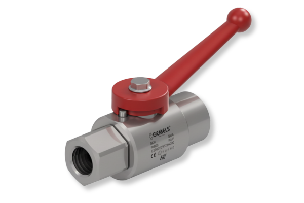Zawór kulowy odcinający 2-drogowy GEM 1/4" DN06 500Bar G12GGT15011A000