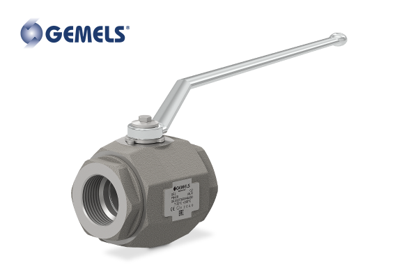 Zawór kulowy odcinający 2-drogowy GB 1.1/2" BSP DN40 420bar (kuty) GB1GGT7G0L1A000 (pełny przelot)