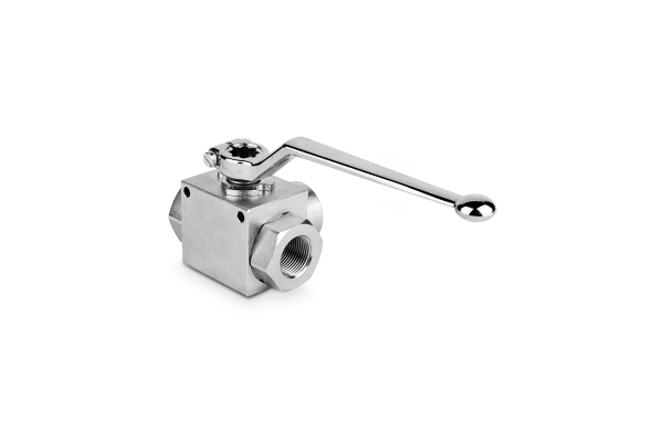 Zawór kulowy odcinający 3-drogowy 1/4” DN06 TYP "L" RSAP3V01L