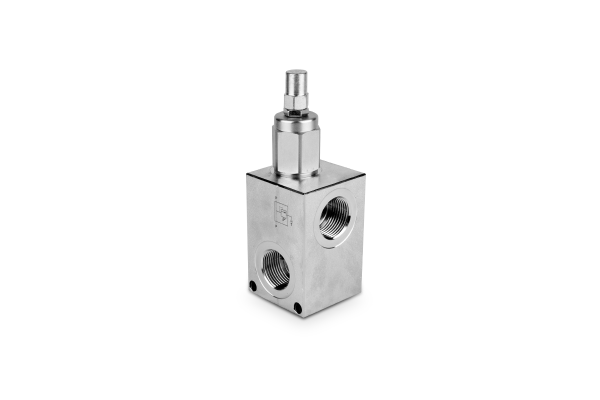 Zawór przeciążeniowy 1” BSP 150 l./min. 50-350 bar kapturek PRL1500530C