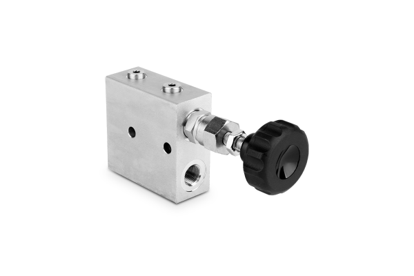 Zawór sekwencyjny 3/8” 35l/min. 5-50 bar pokrętło VS3502A2