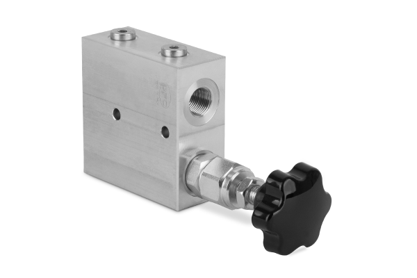 Zawór sekwencyjny 3/8” BSP 35l/min. 5-50Bar pokrętło SV350210B