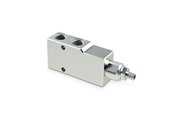 Zawór zwrotny sterowany przeciążeniowy pojedynczy 1/2" 60l./min. 30-210bar stal VBCL1201S